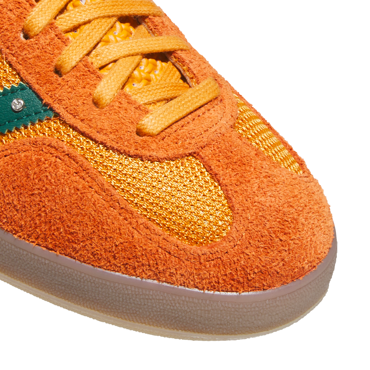 Adidas x Hardies Gazelle Indoor Rust Orange / Core Green Shoes