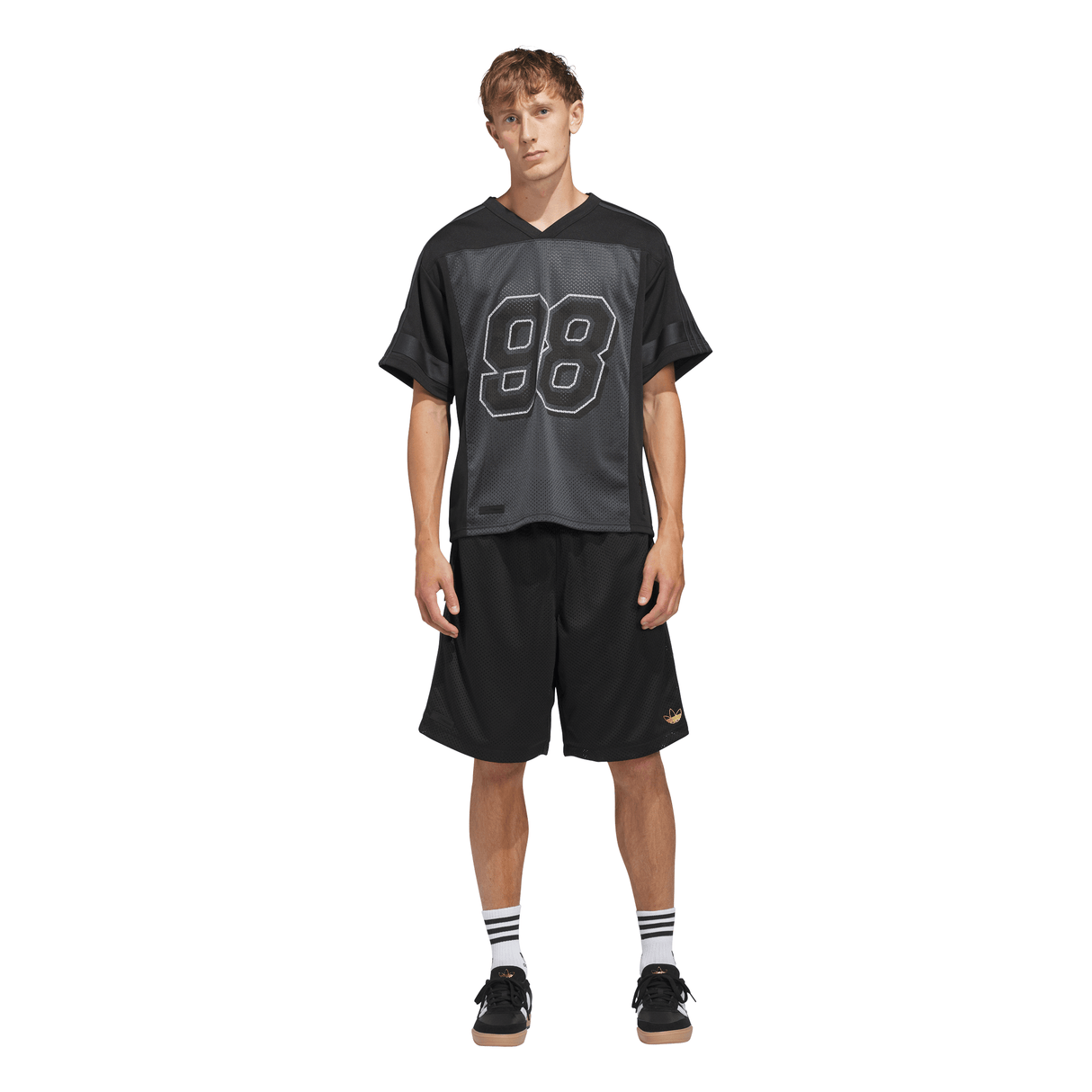 Adidas Skateboarding Tyshawn Black/Iron Metallic/Carbon Football Jersey