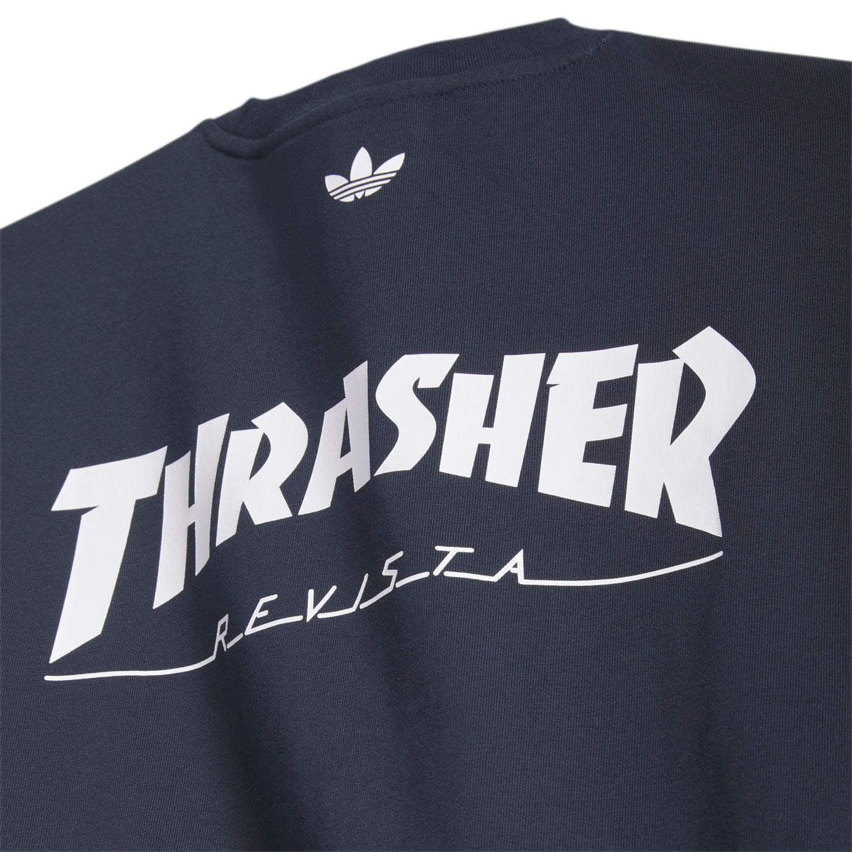 Adidas Skateboarding x Thrasher x AFA Night Navy S/s Shirt