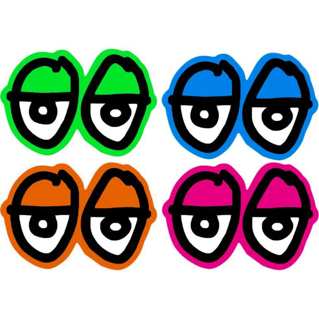 Krooked Eyes Di-Cut Large Sticker
