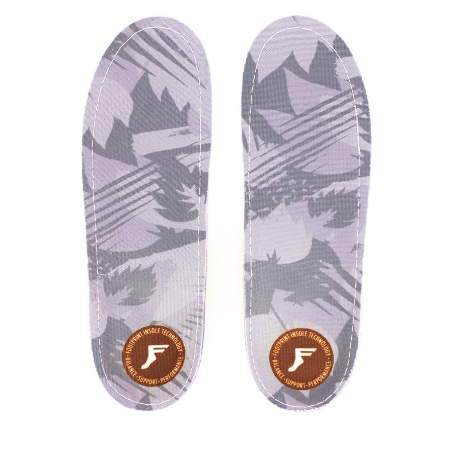 Footprint Gamechangers Thin 3m Toe 5m Heel Light Grey Camo Insoles