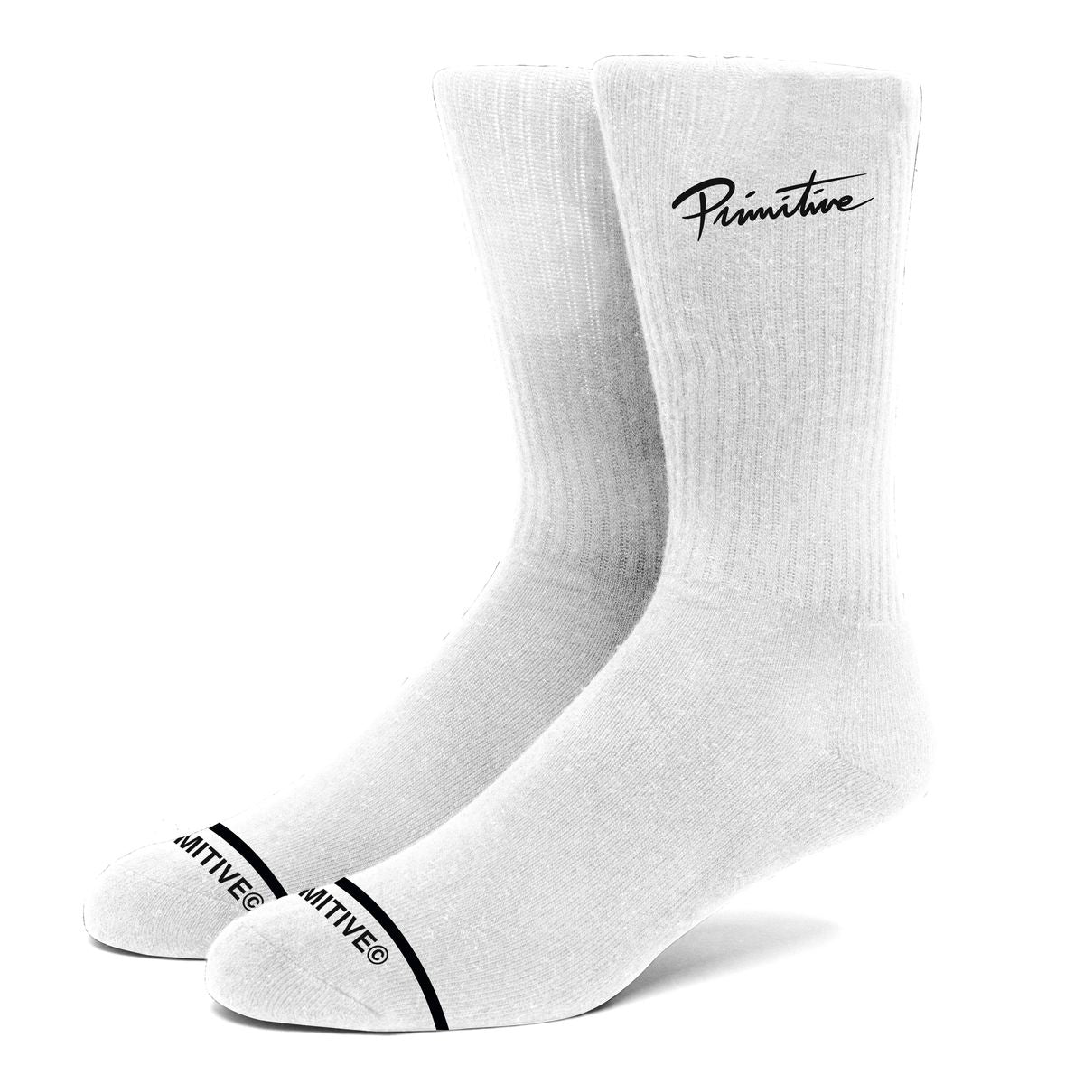 Primitive Core Logo White 3-Pack Socks