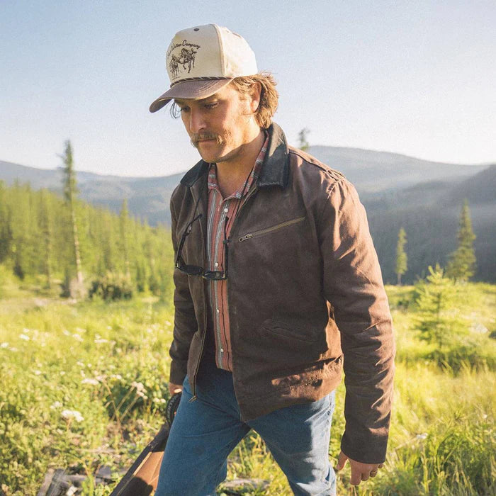 Seager Los Rios Canvas Cream/Brown Snapback Hat