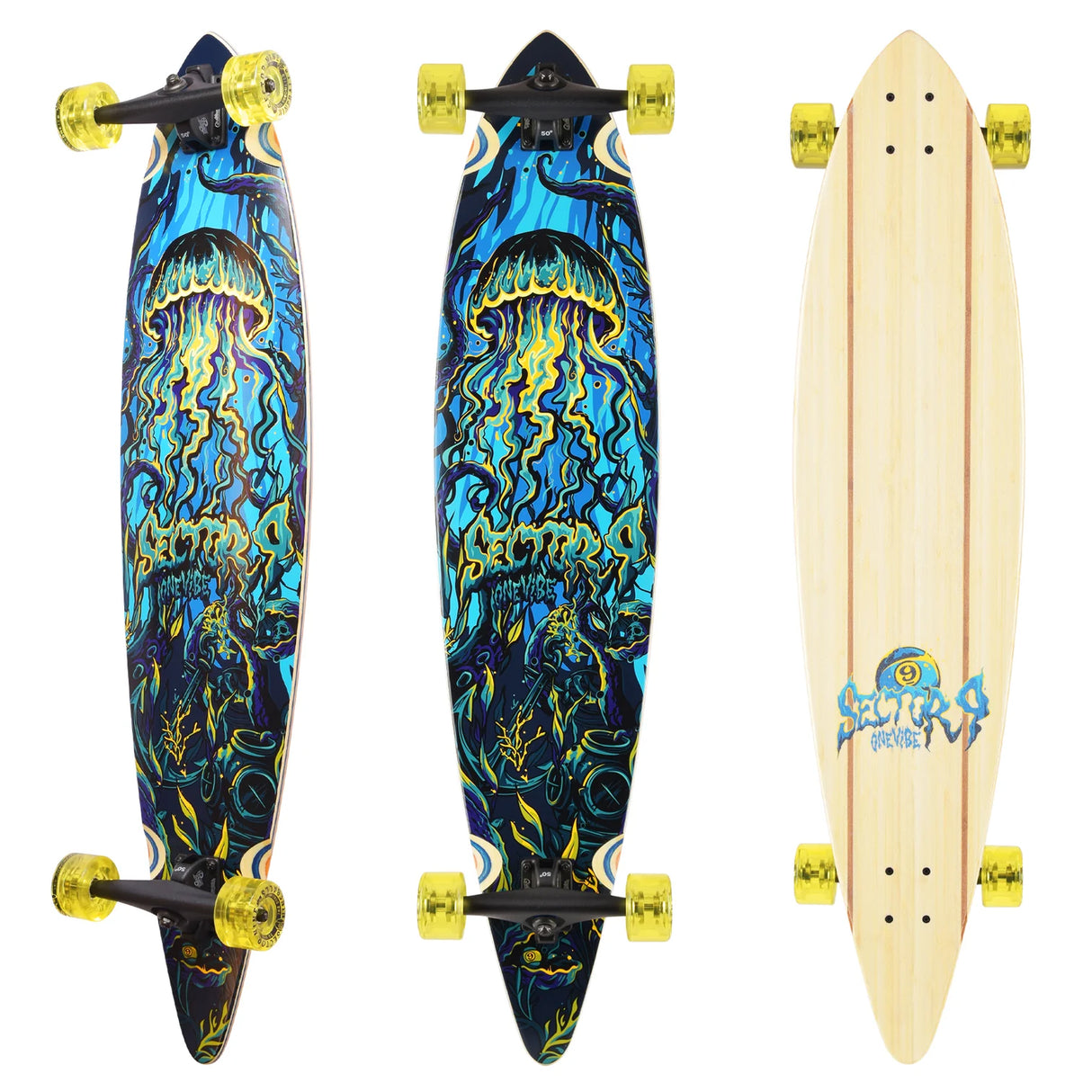 Sector Nine Maverick Jelly 44" x 9.75" Longboard Complete Skateboard