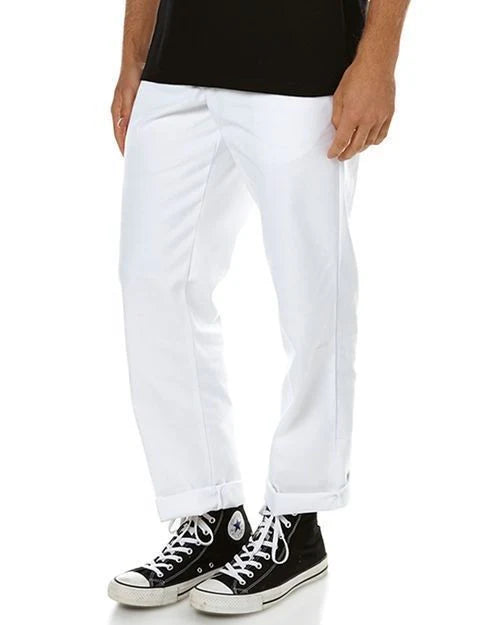 Dickies Skateboarding Regular Straight Fit Twill White Pants