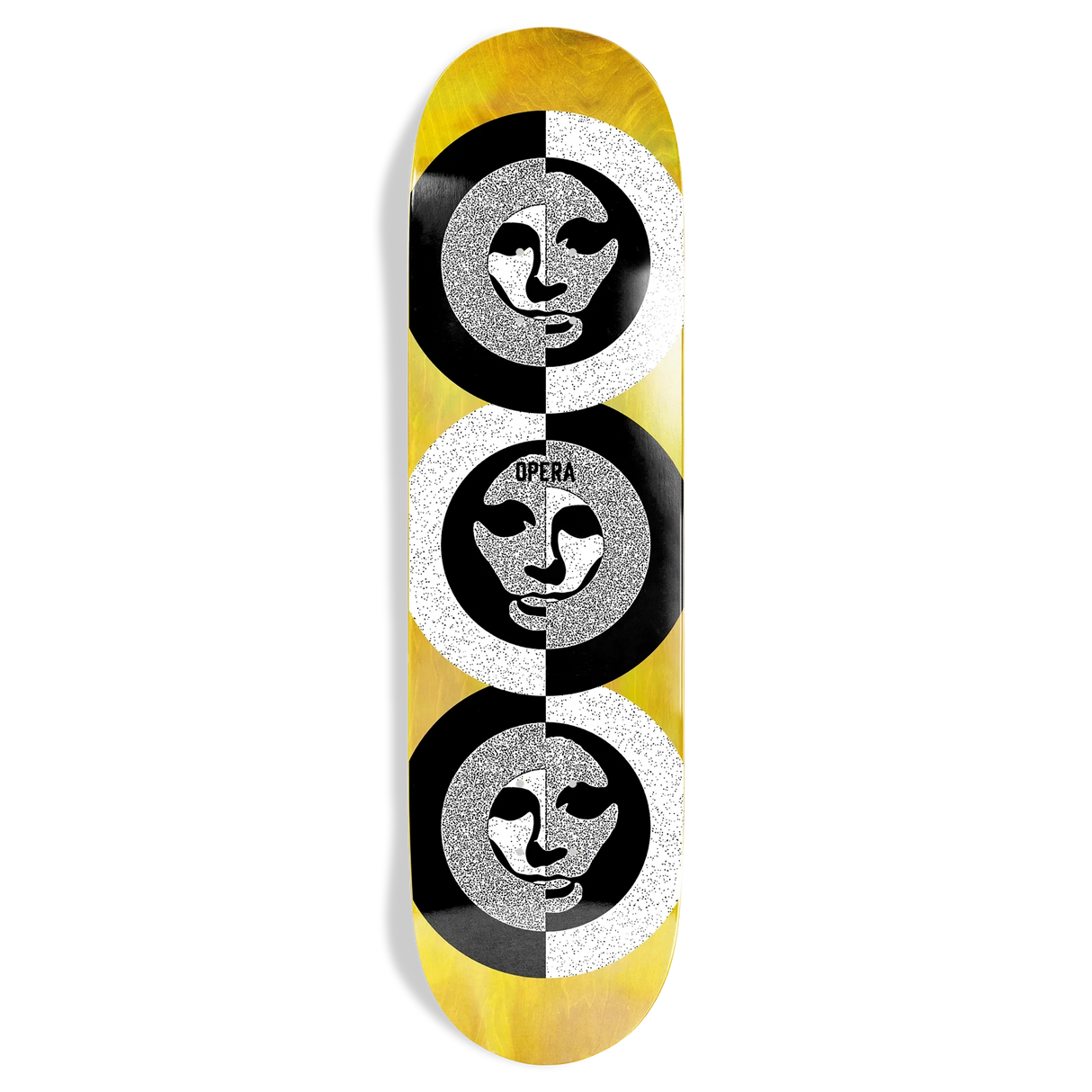 Opera 50-50 EX7 Yellow/Oil Slick Skateboard Deck