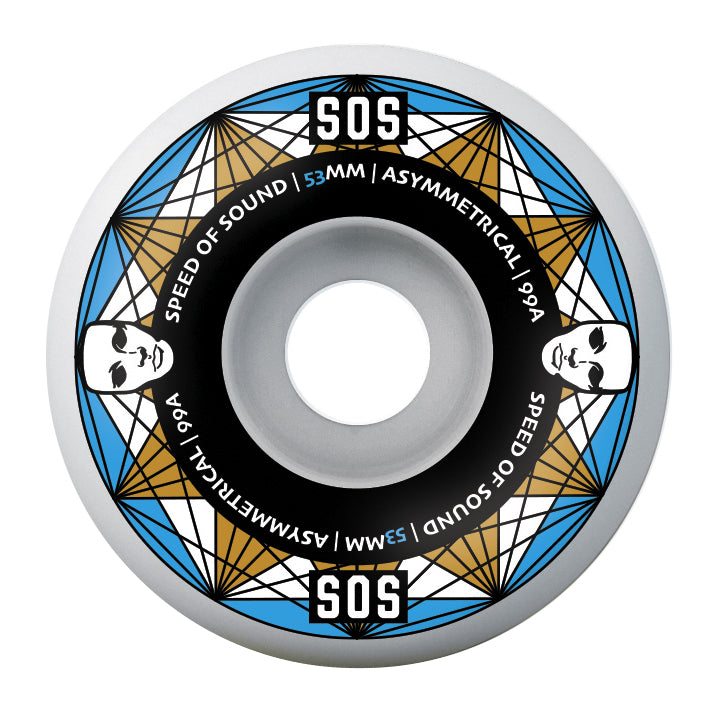 Opera SOS Heaters Asymmetrical 99a 53mm Skateboard Wheels