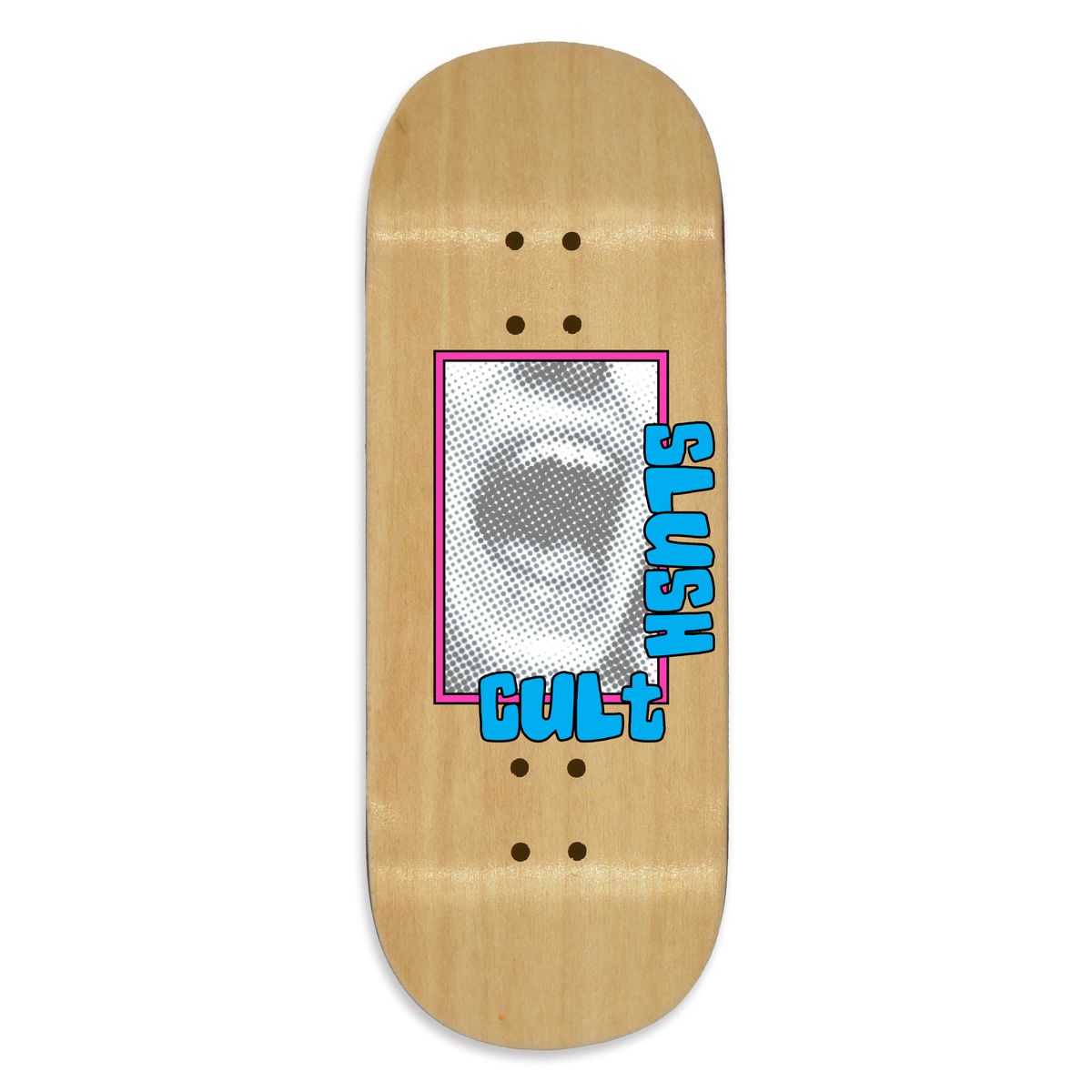 Slushcult X DK Out Loud Pro Deck Random Colored Fingerboard Skateboard