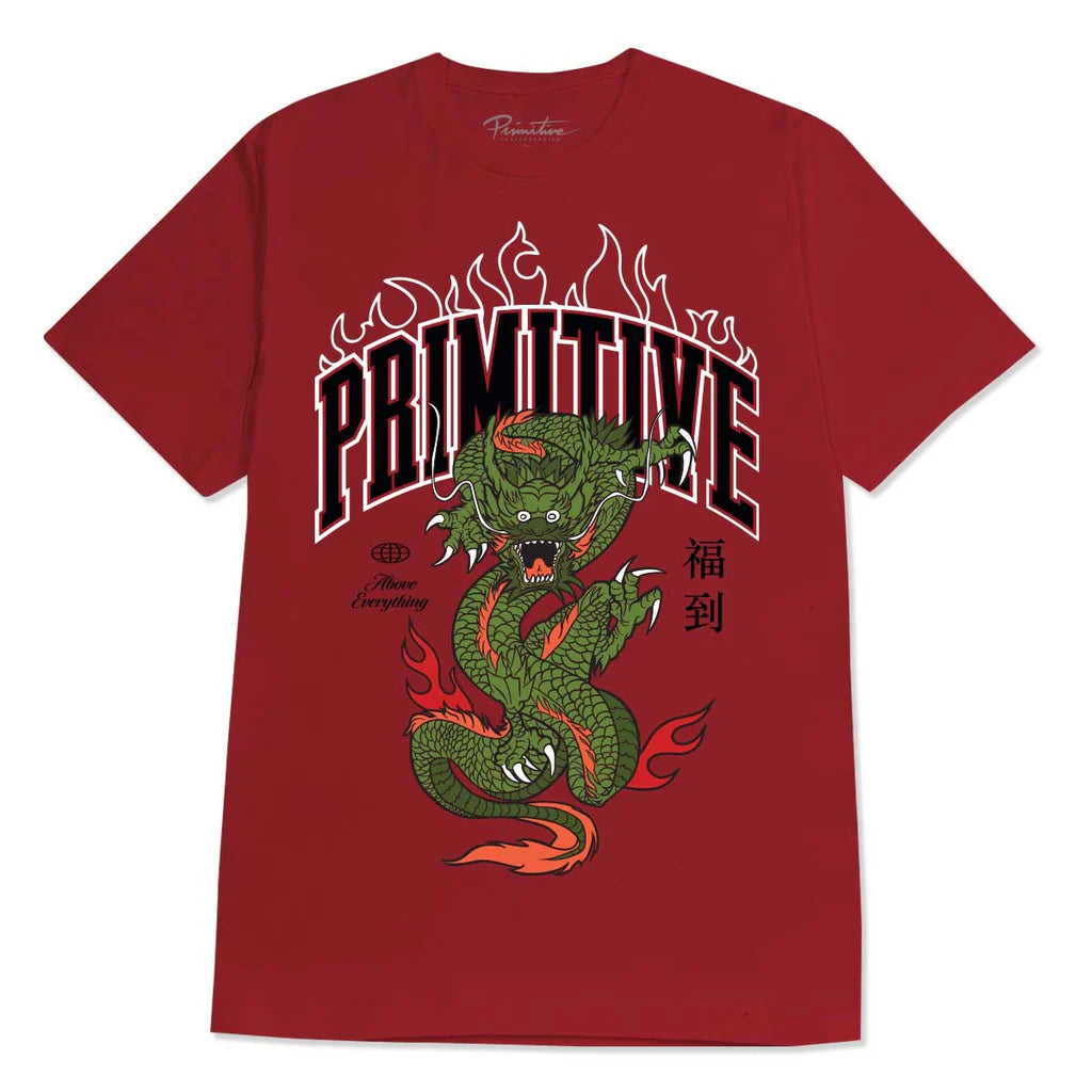 Primitive Fortune Cardinal Red Heavyweight S/s Shirt