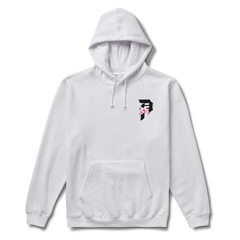 Primitive Sakura White Hooded Sweatshirt