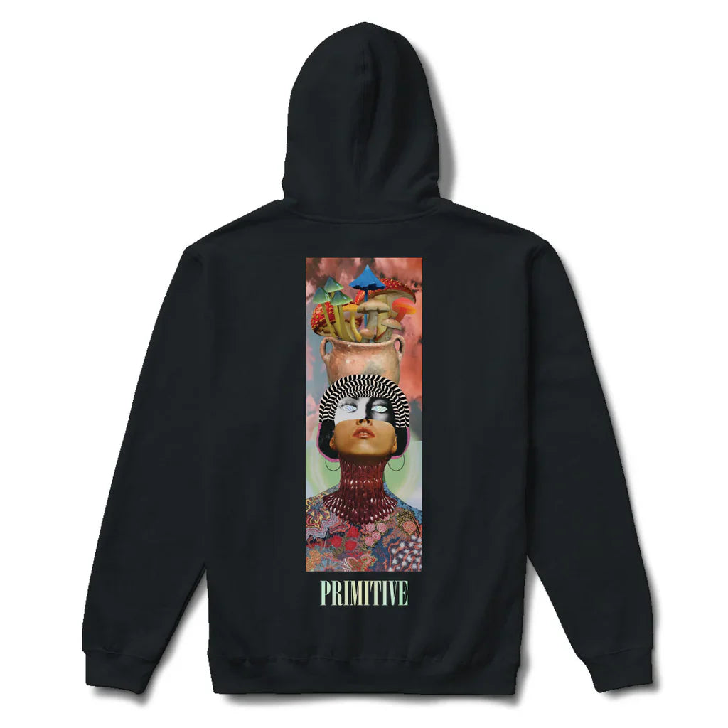 Primitive Aura Black Hooded Sweatshirt