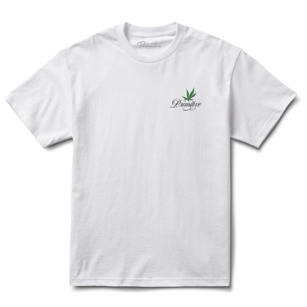 Primitive Roller White Heavyweight S/s Shirt