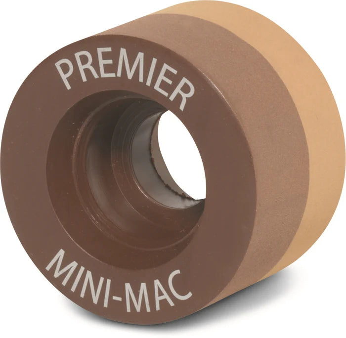Sure-Grip Fo-mac Premiere Mini Mac 45mm (Set of 8) Brown Roller Skate Wheels