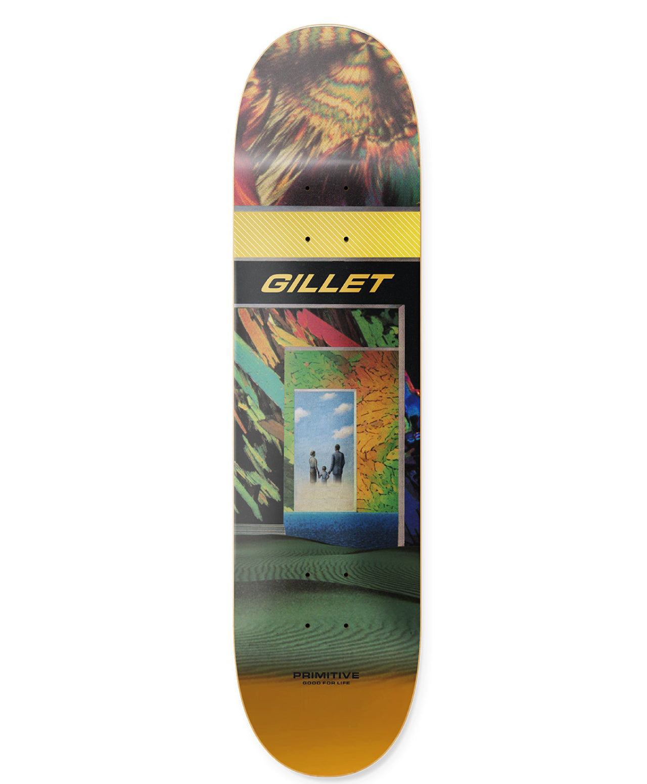 Primitive Gillet Portal Gold 8.12" Skateboard Deck
