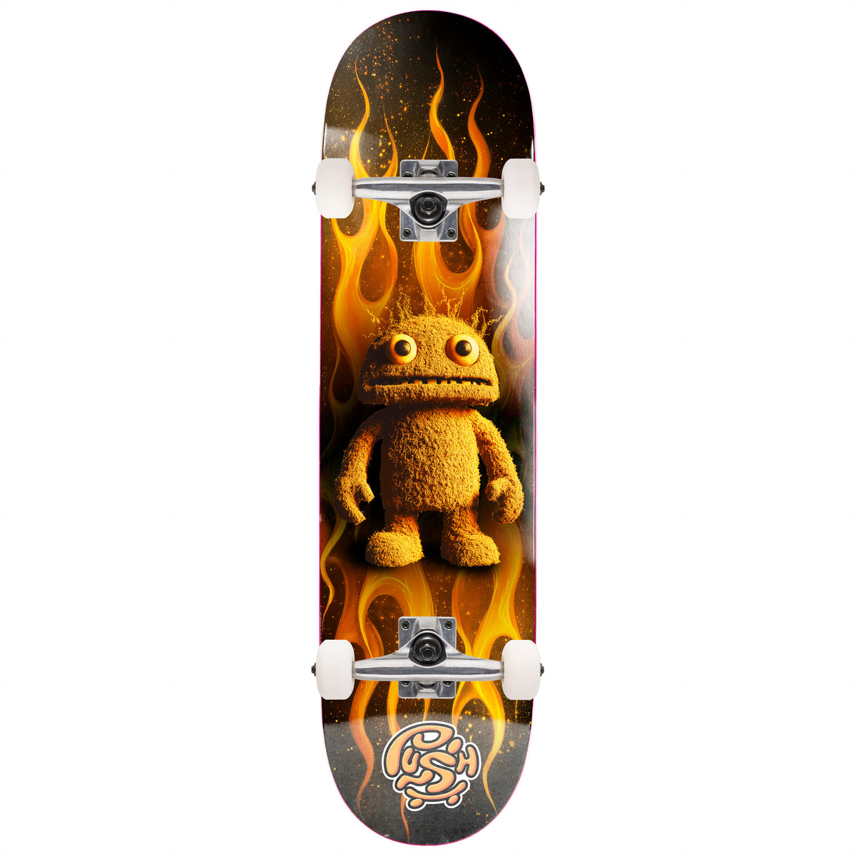 Push Mr Furry First Push Orange 6.75" Complete Skateboard