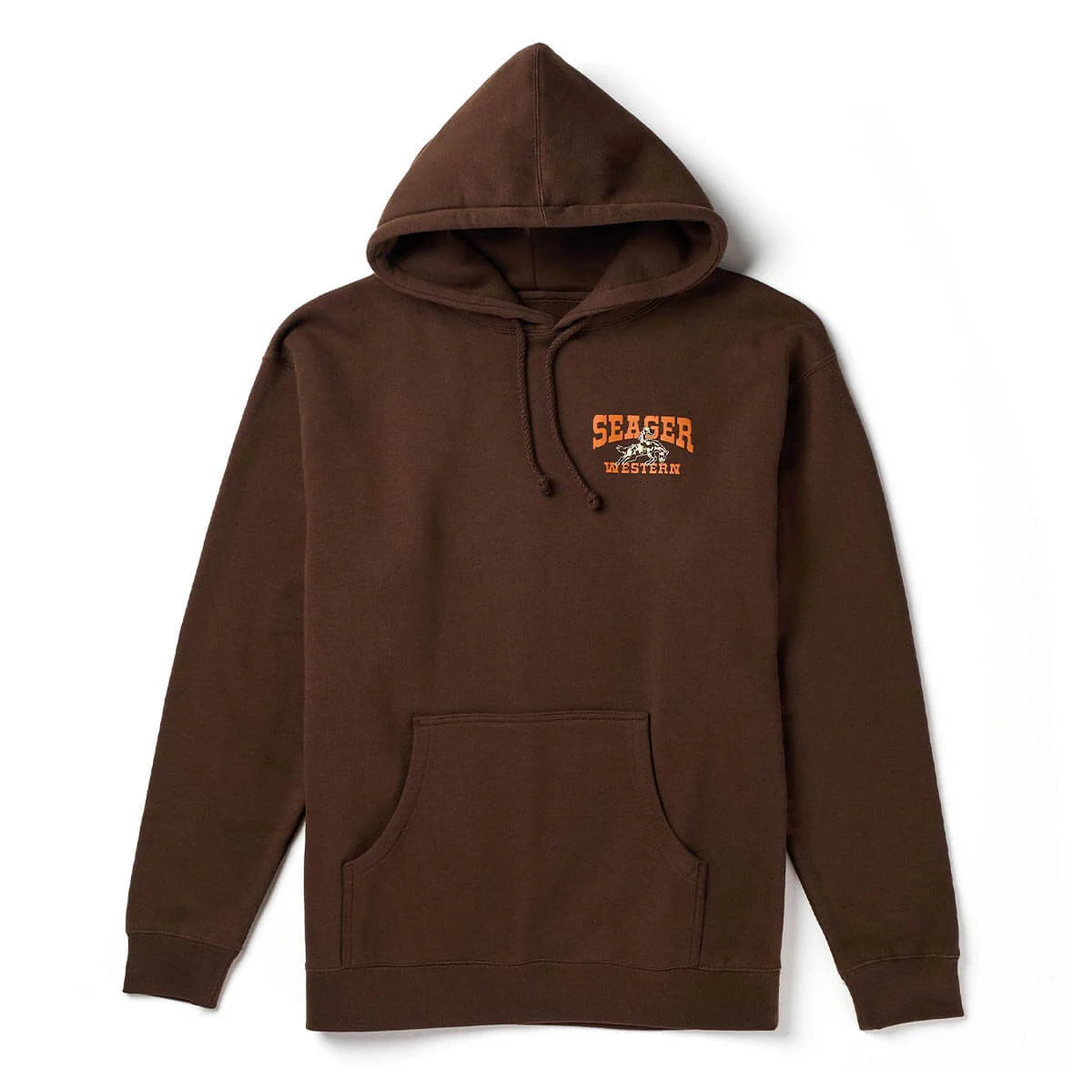 Seager Rodeo Brown Hooded Sweatshirt