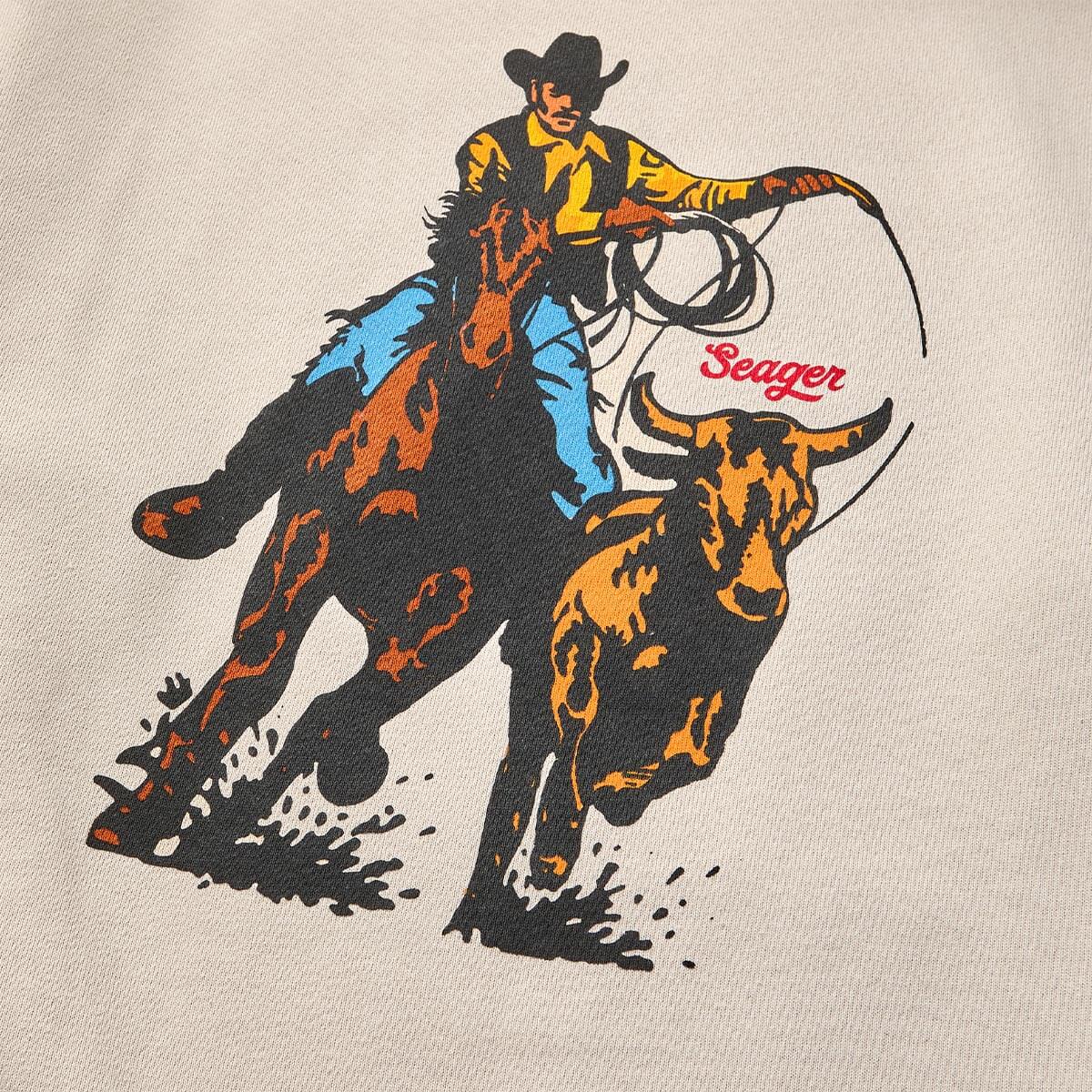 Seager Rodeo Series Ivory Hooded Sweatshirt