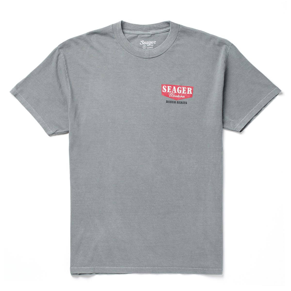 Seager Premium Rodeo Series Pigment Grey S/s Shirt