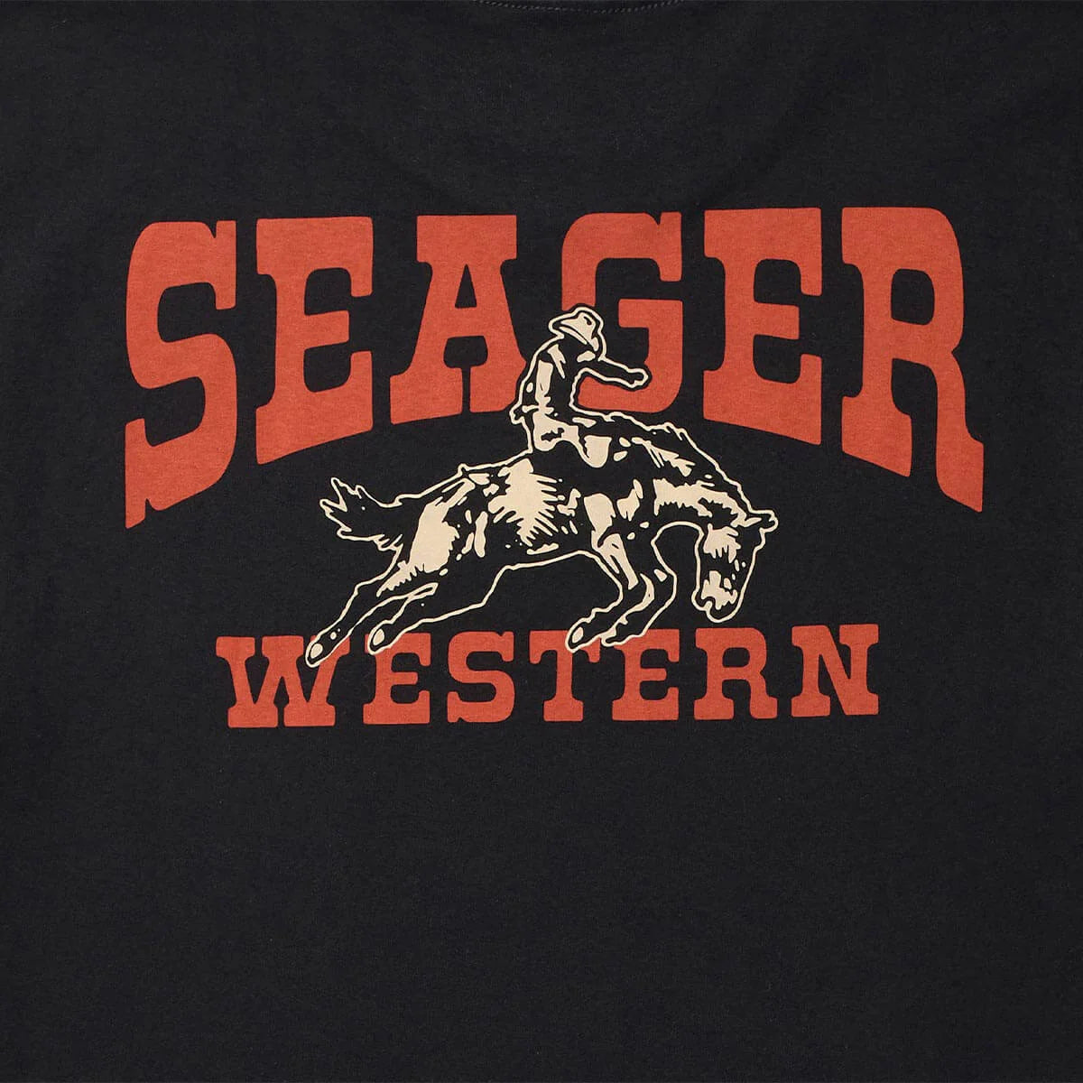 Seager Rodeo Black Tee S/s Shirt