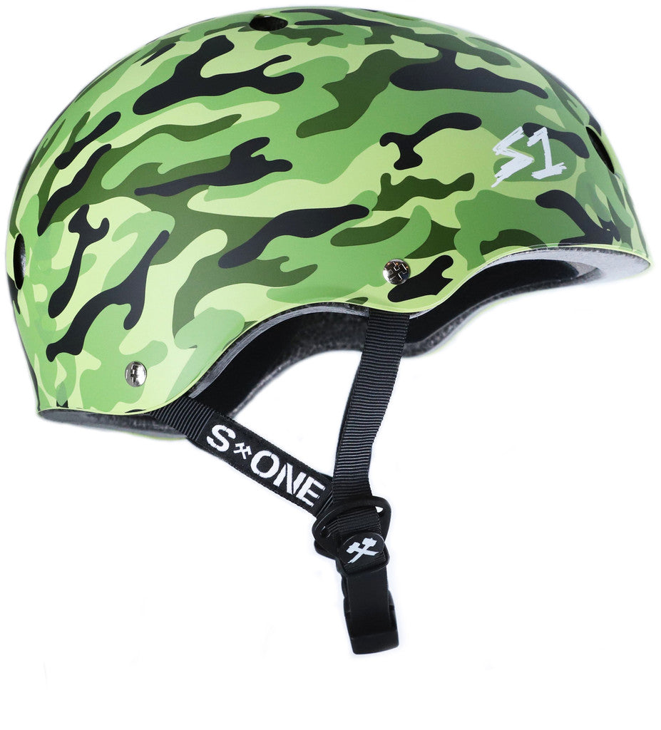 S1 Lifer Green Camo Matte Helmet