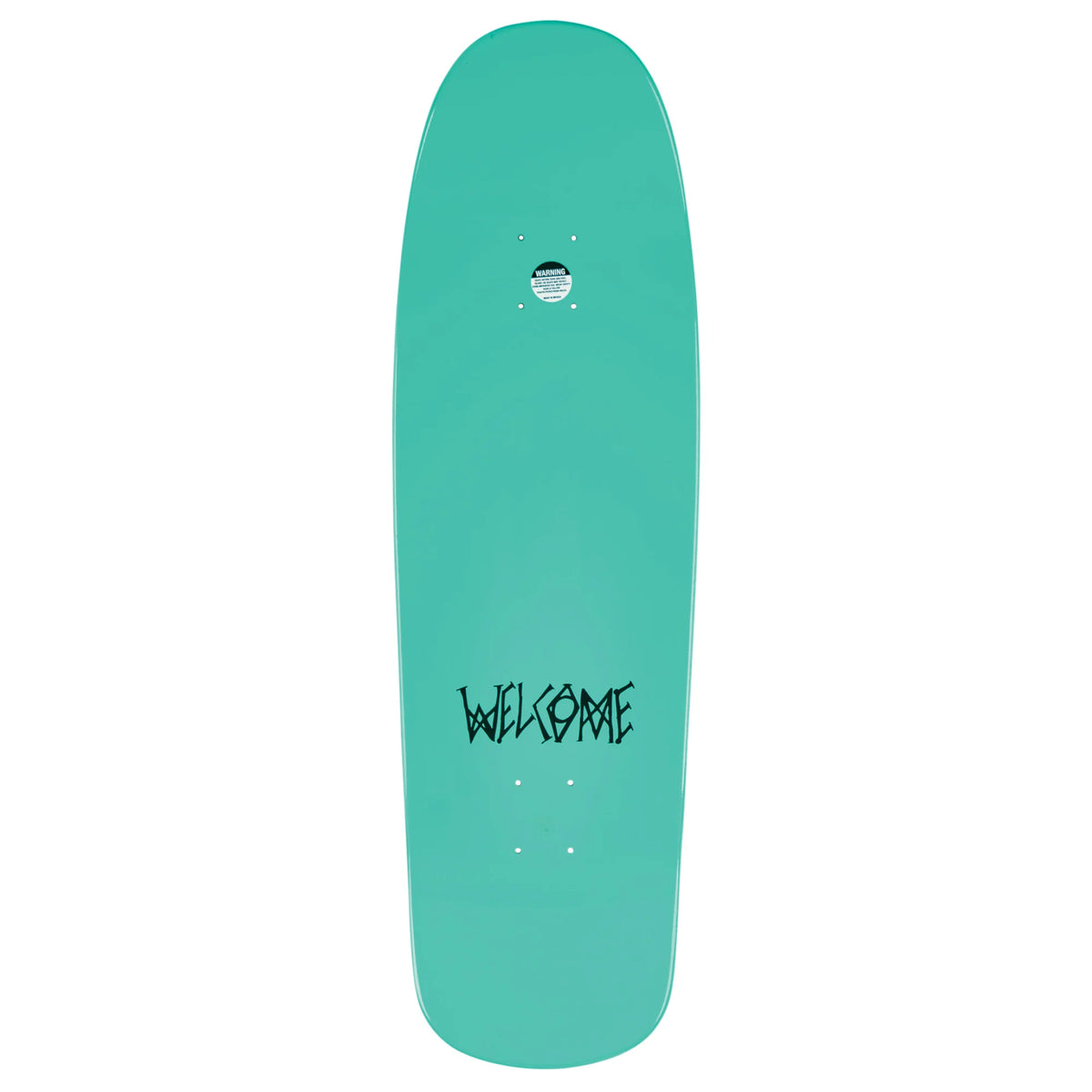 Welcome Sloth on Slappy Slap Teal Dip 9.5" Skateboard Deck