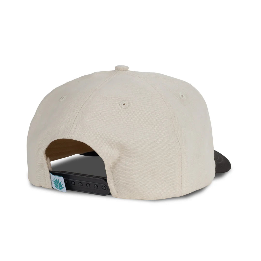 Sendero Real Western Cream 5 Panel Unstructured Snapback Hat