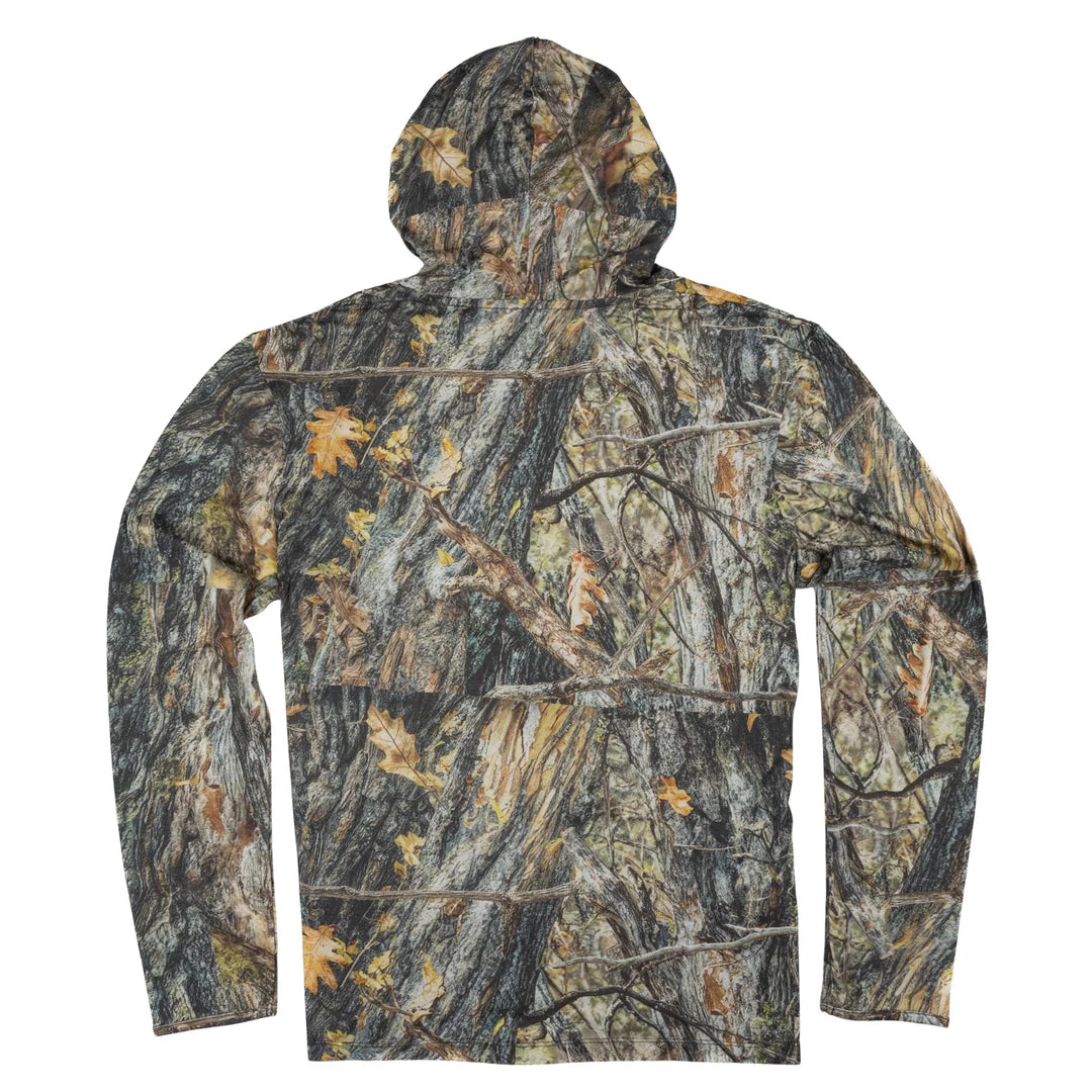 Sendero Yucatan Bamboo Will Tree Camo Tech Hooded L/s Shirt