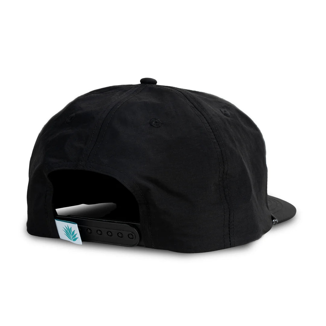 Sendero No Luck Black 5 Panel Unstructured Snapback Hat