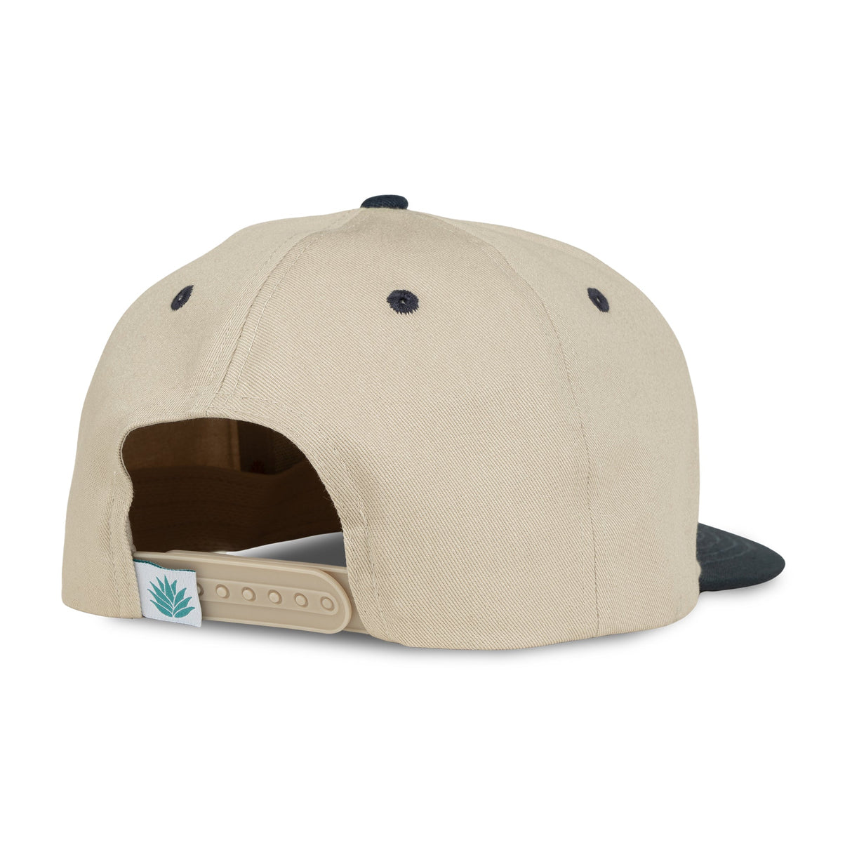 Sendero El Mestizo White Navy 5-Panel Structured Snapback Hat