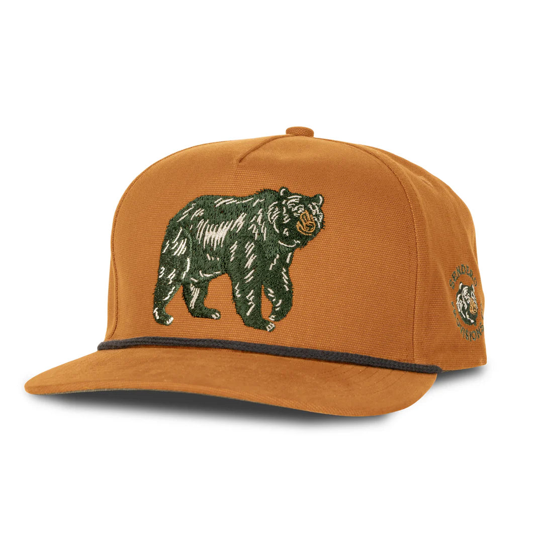 Sendero Bear Gold Snapback Hat