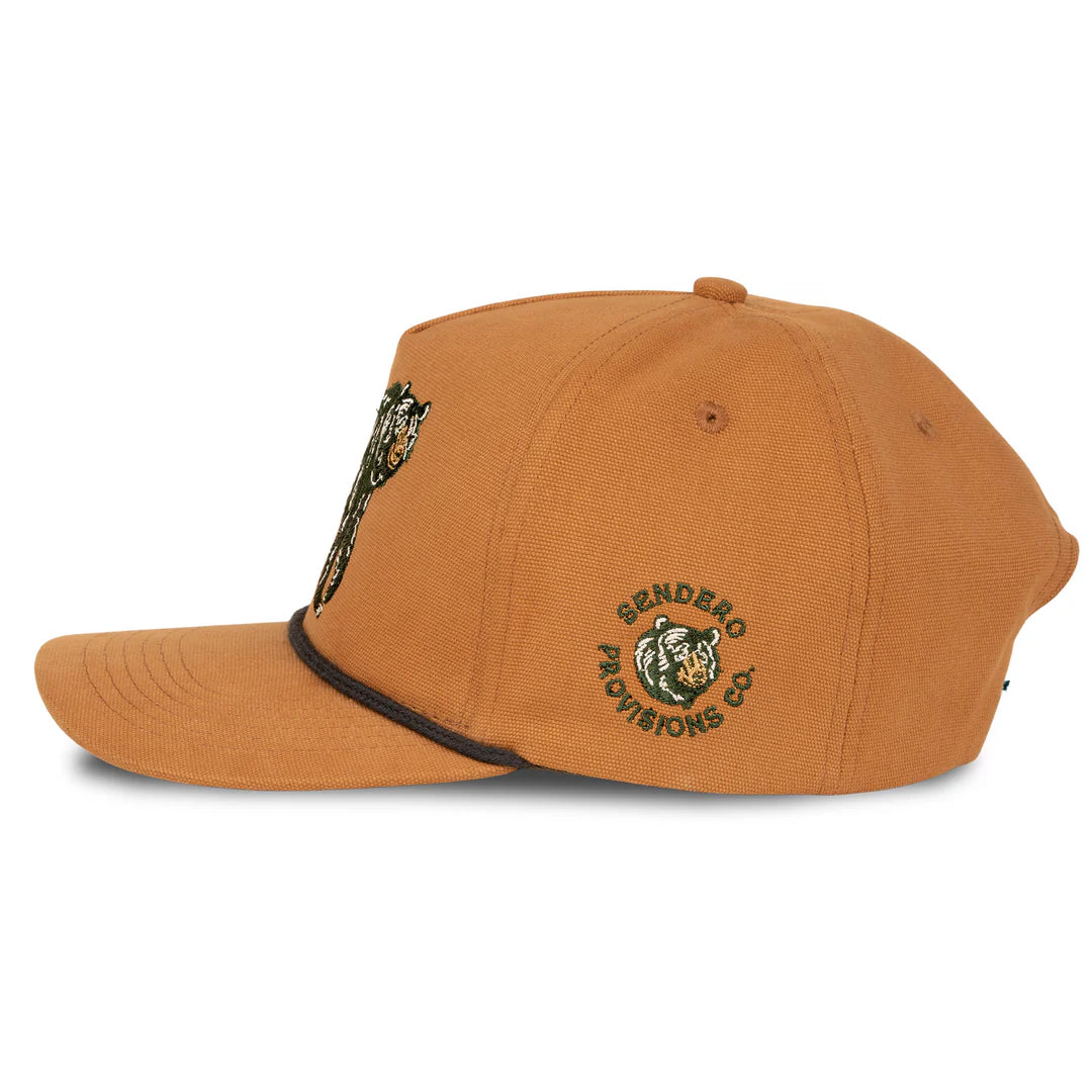 Sendero Bear Gold Snapback Hat