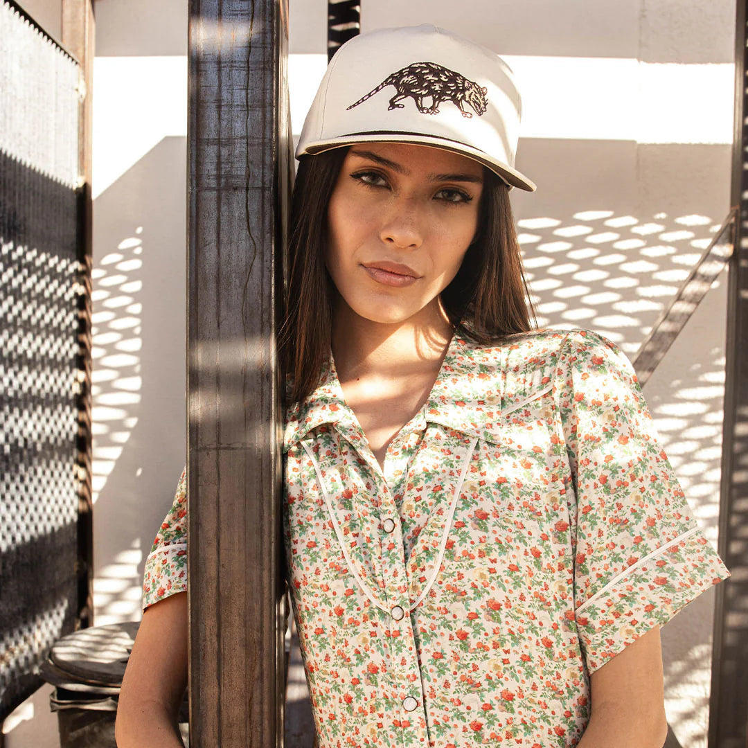 Sendero Opossum White Snapback Hat