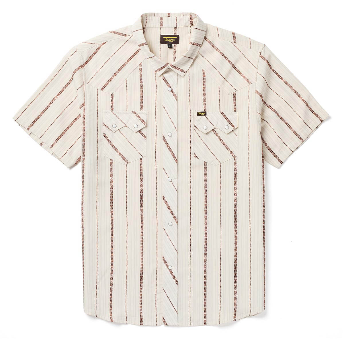 Seager Sawtoof Azteca Tile S/s Button Up Shirt