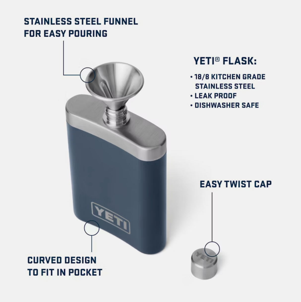 Yeti Flask Rescue Red