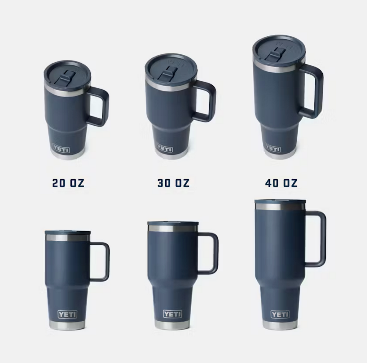 Yeti Rambler 40 oz Straw Travel Mug Black