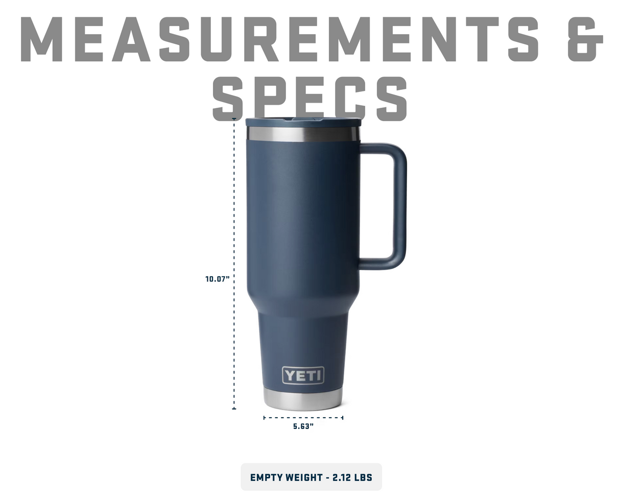 Yeti Rambler 40 oz Straw Travel Mug Black