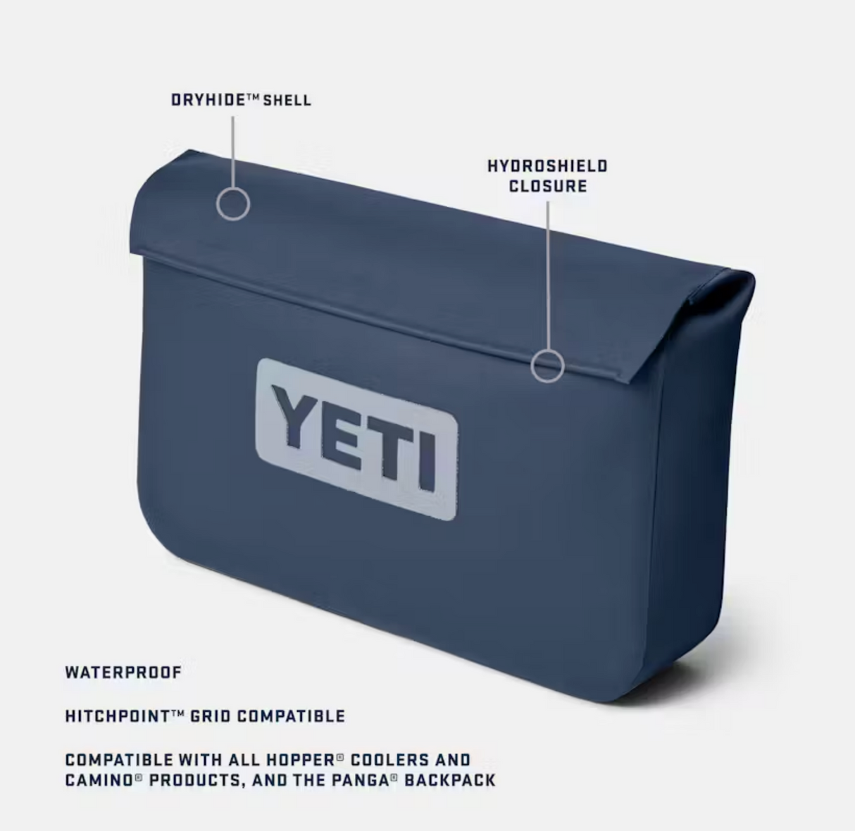 Yeti Sidekick Dry 3L Seafoam Waterproof Gear Case