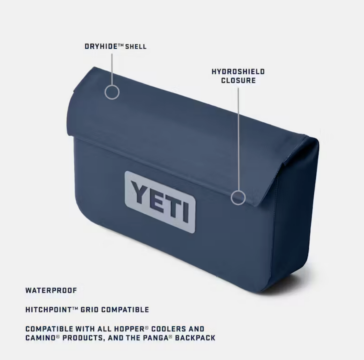 Yeti Sidekick Dry 1L Seafoam Waterproof Gear Case