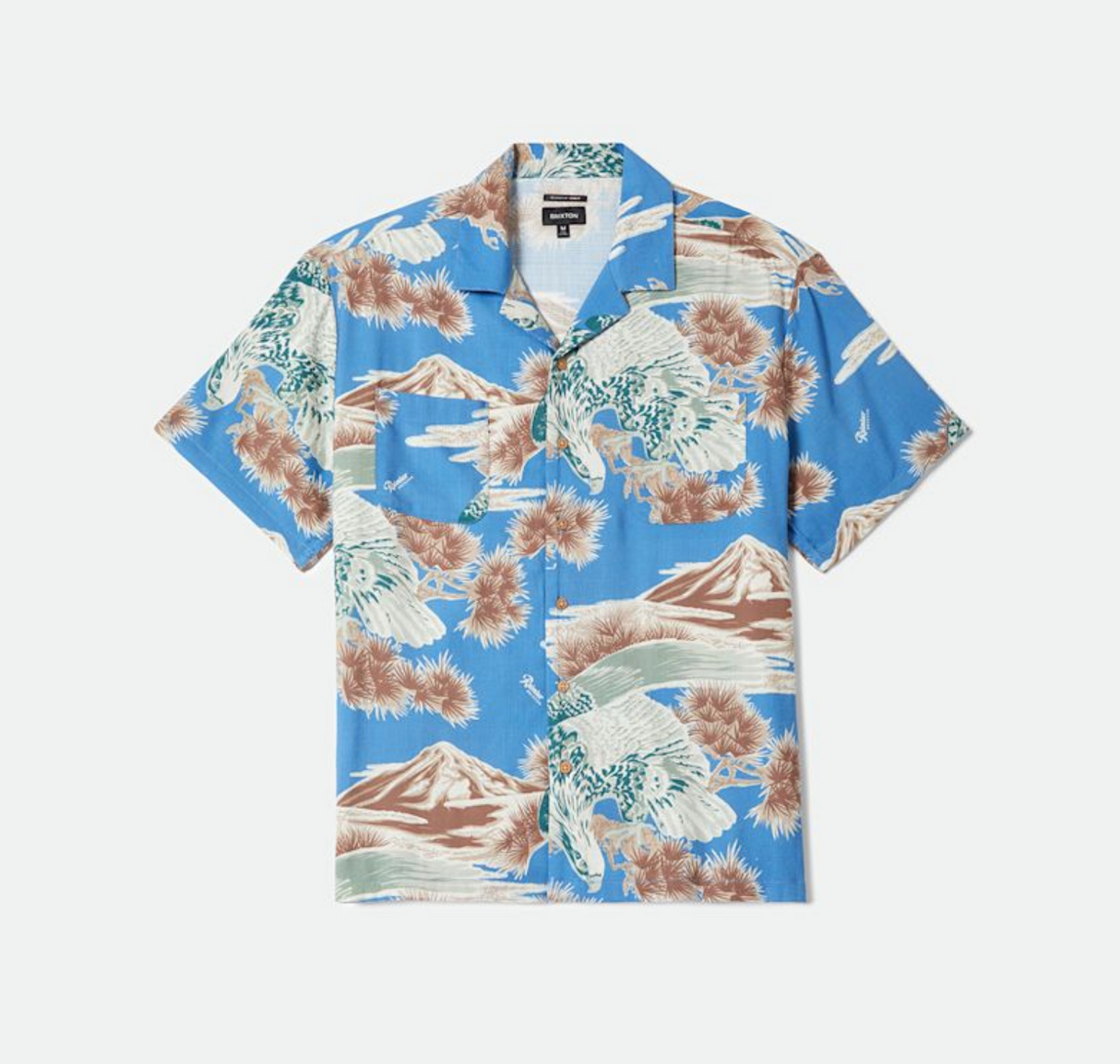 Brixton X Rainier Blue Sky S/s Woven Shirt