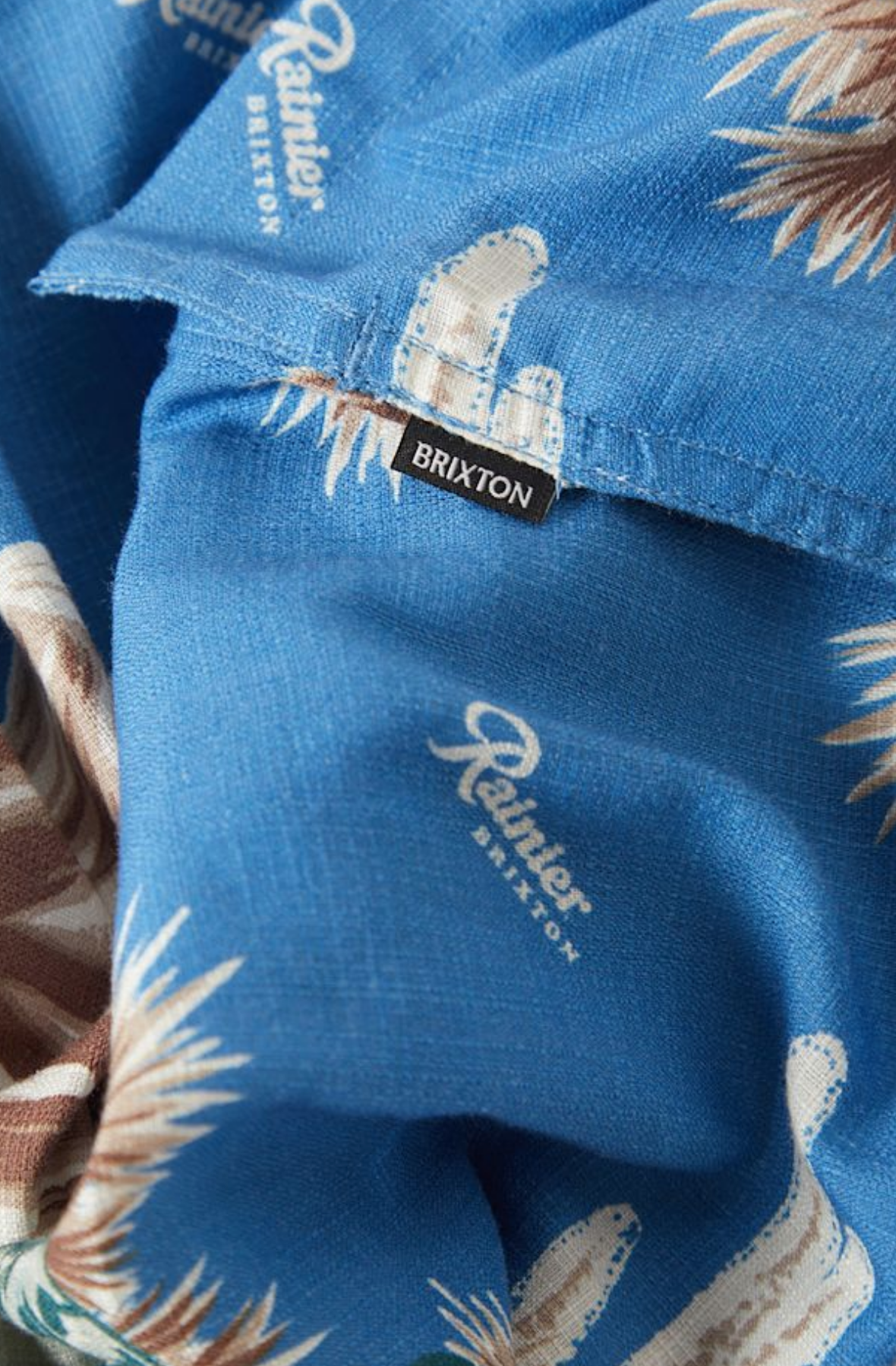 Brixton X Rainier Blue Sky S/s Woven Shirt