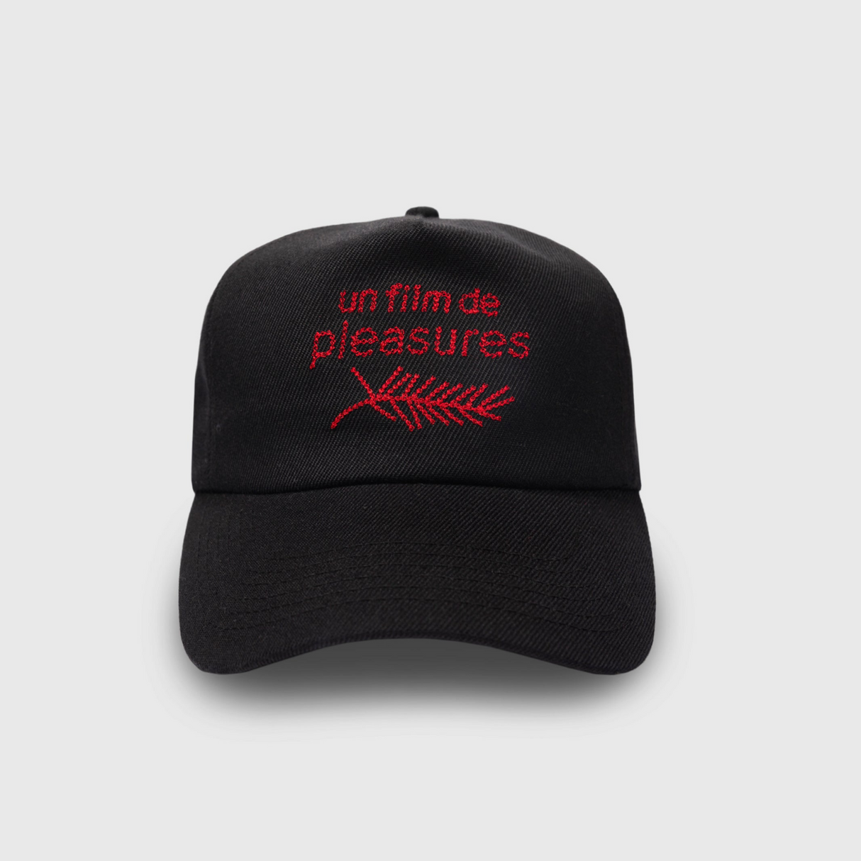 Pleasures Film Black Snapback Hat