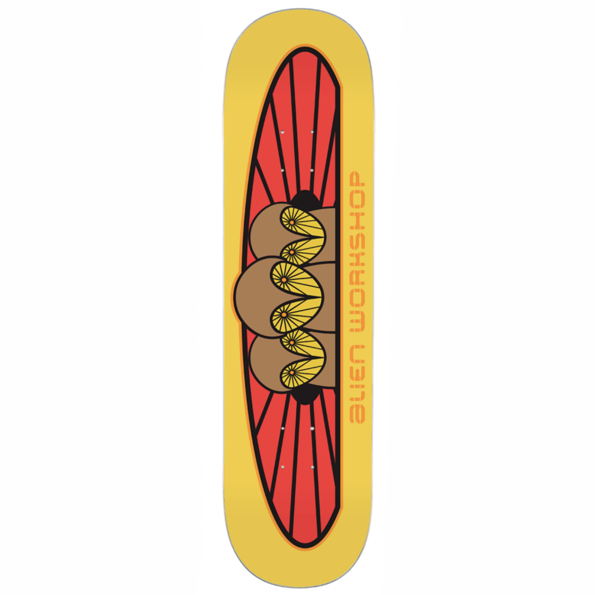 Alien Workshop Owliad Yellow 8.5" Skateboard Deck