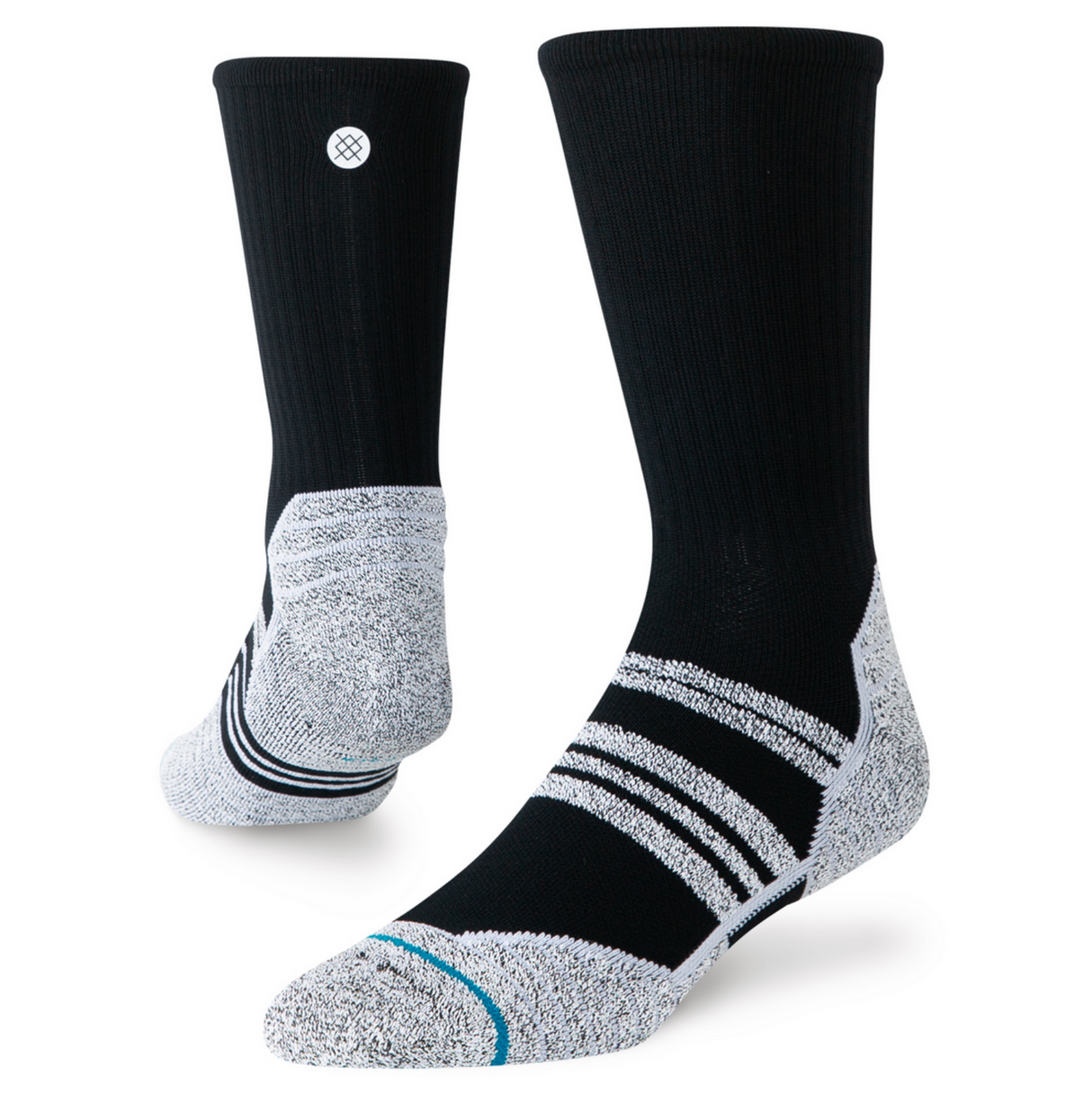 Stance Fusion Grip Crew Black Socks