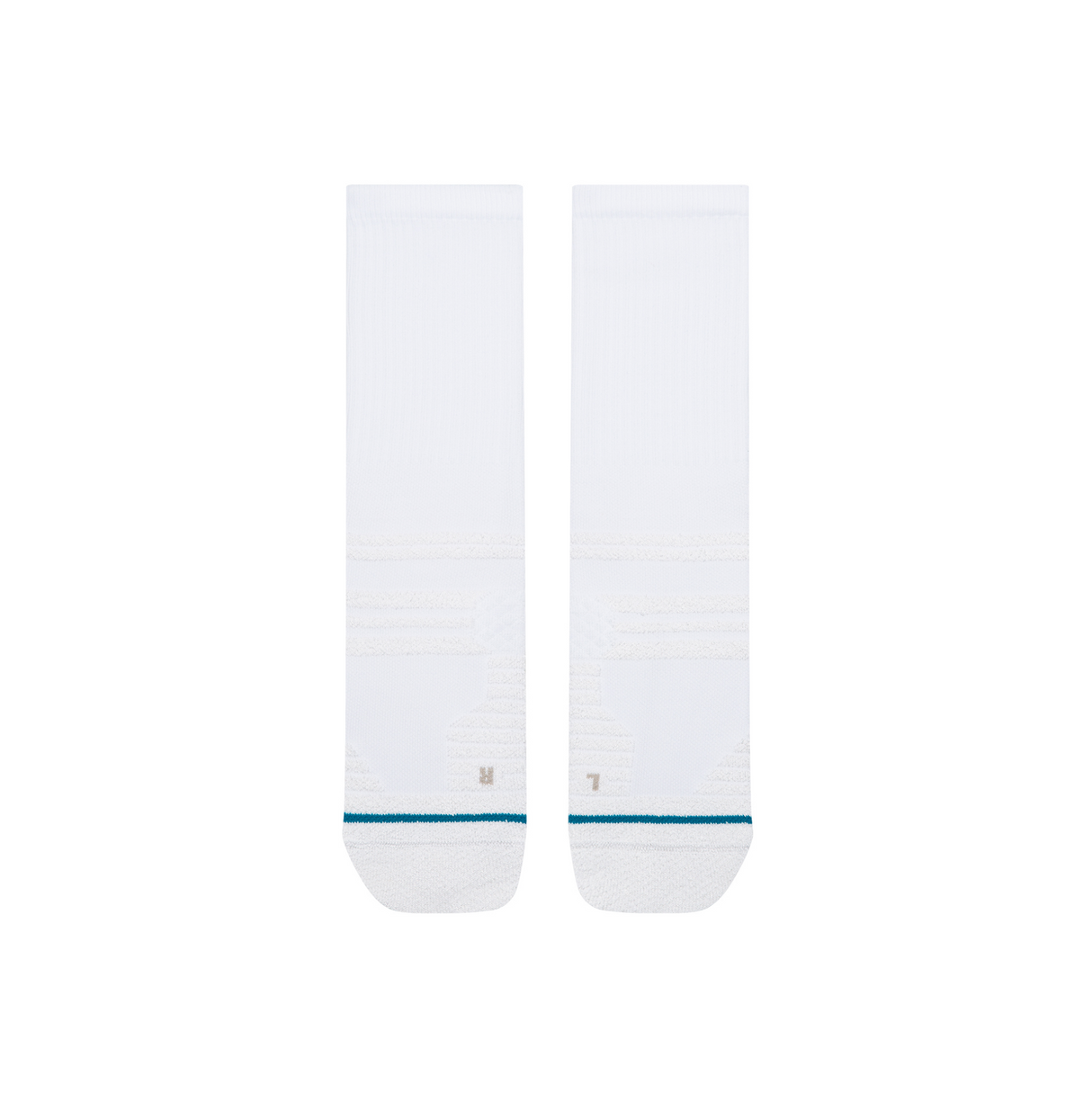 Stance Fusion Grip White Socks