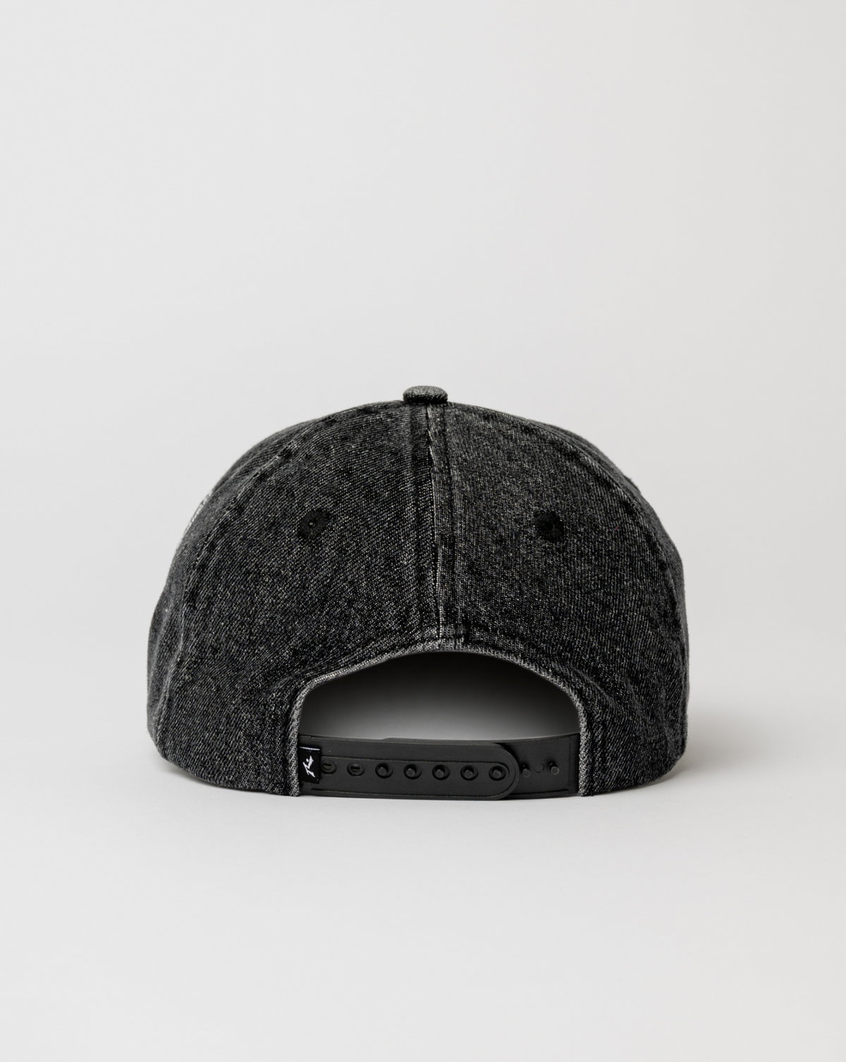 Rusty Hoodus Black 6 Panel Cap
