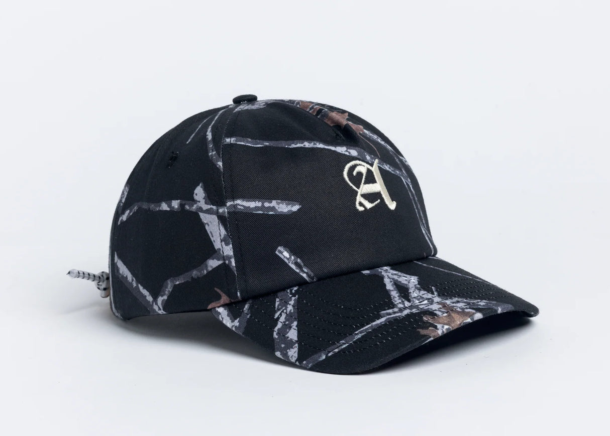 Autumn Camo 5 Panel Black Hat