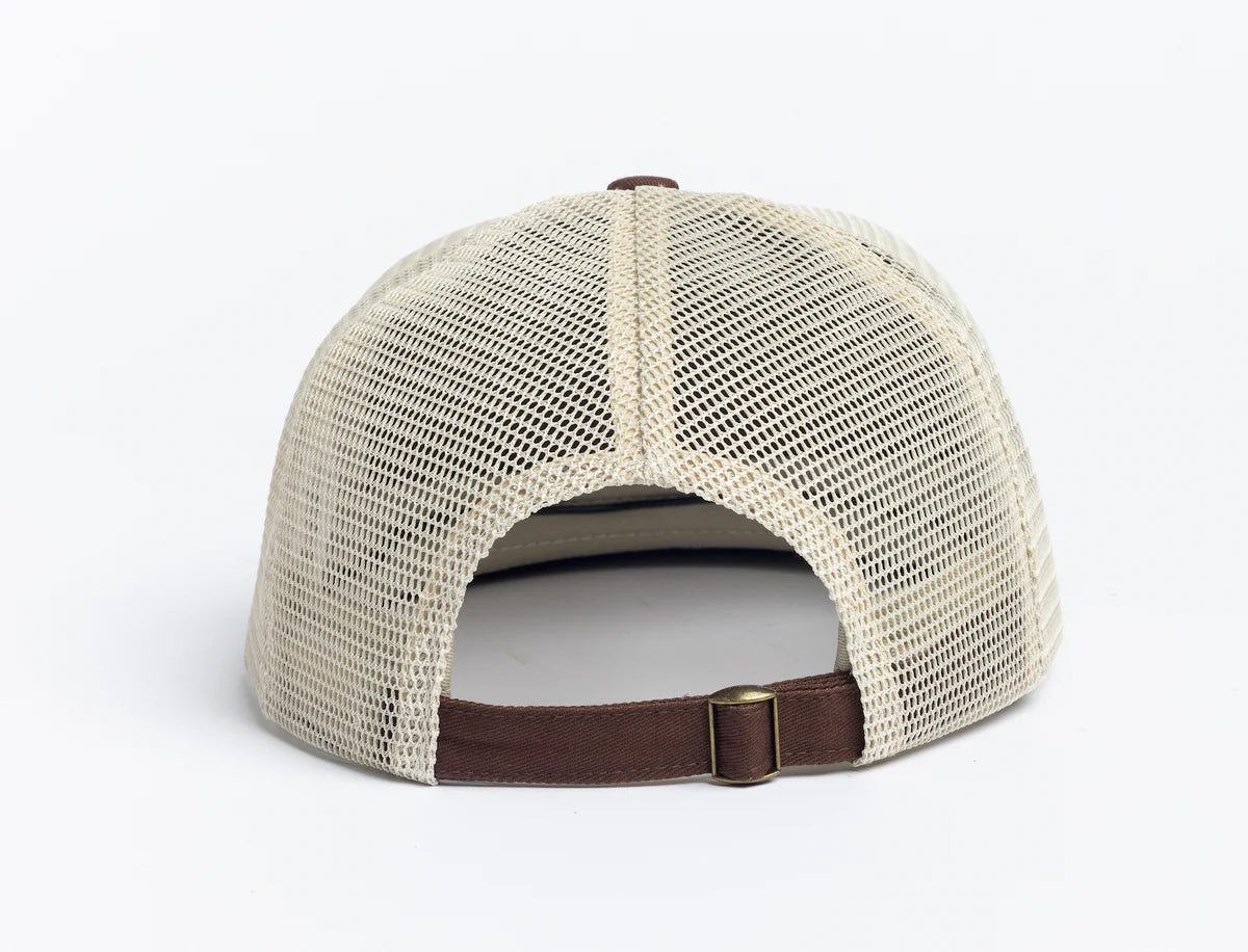 Autumn Trucker Strapback Brown Hat