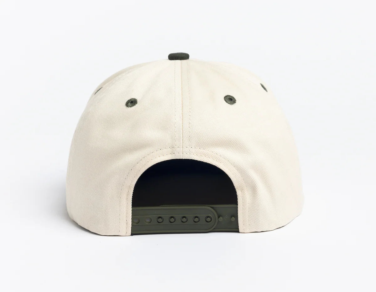Autumn Twill 6 Panel Snapback Natural Hat