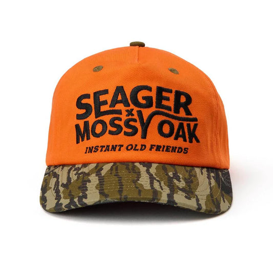Seager X Mossy Oak I.O.F. Instant Old Friends Orange Camo Snapback Hat