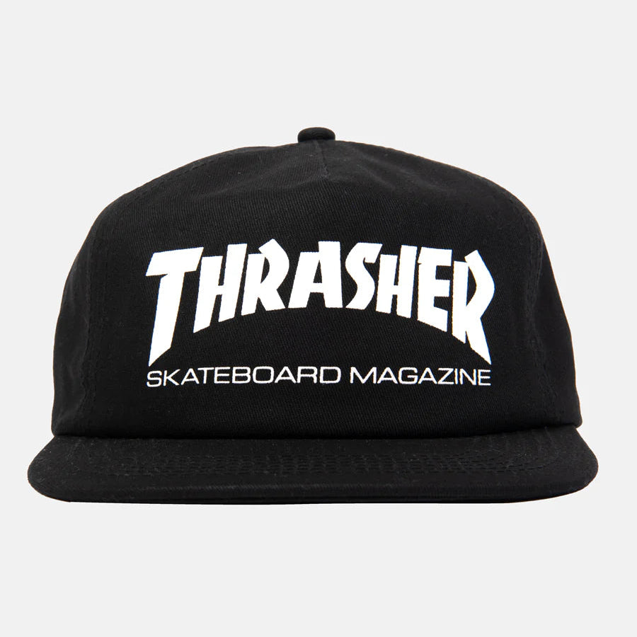 Thrasher Skate Mag Black/White Snapback Hat